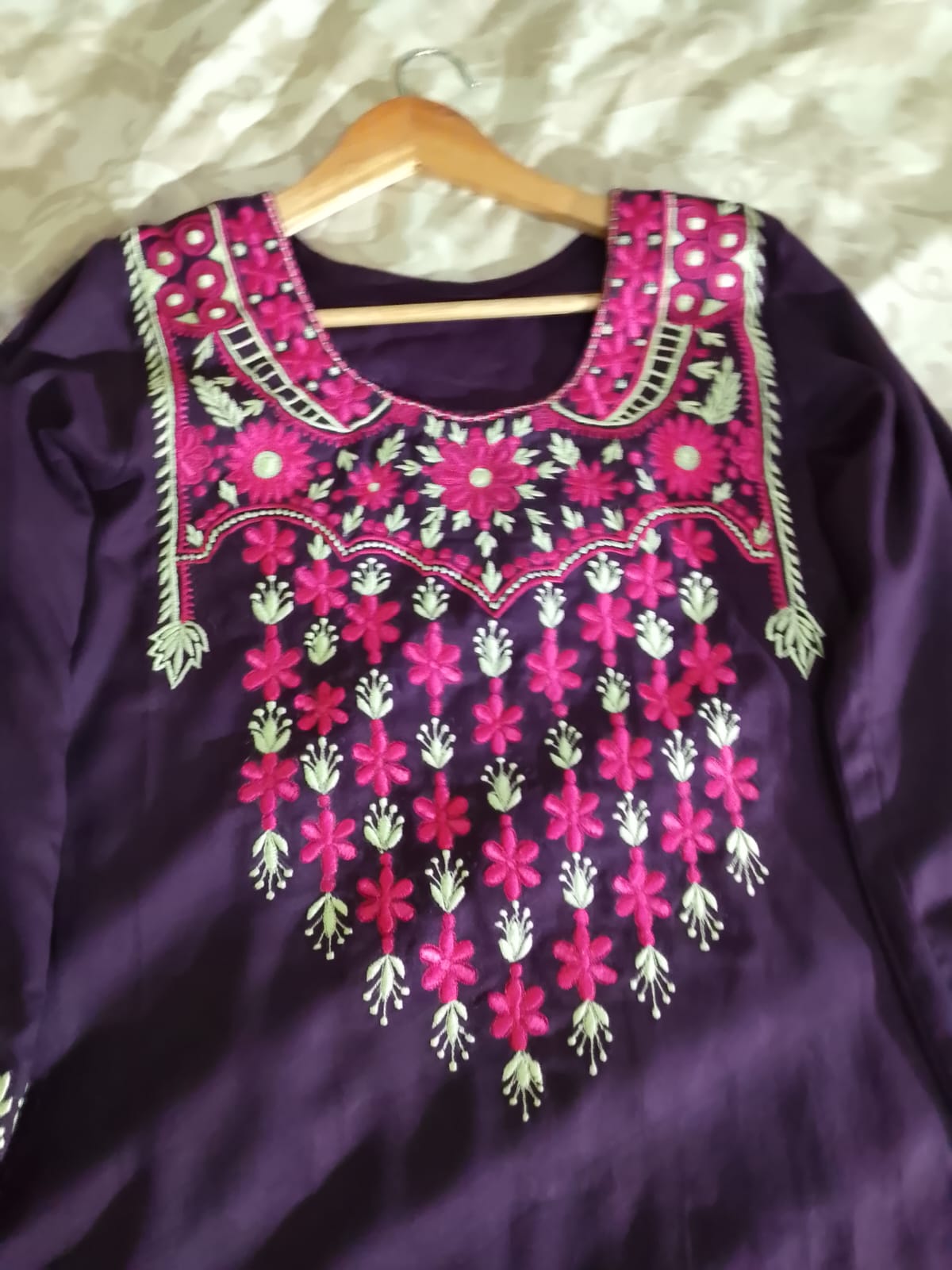 2pc Winter Purple Colour Dress